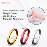 Colored Aluminum Penis Ring for Men at Itspleazure